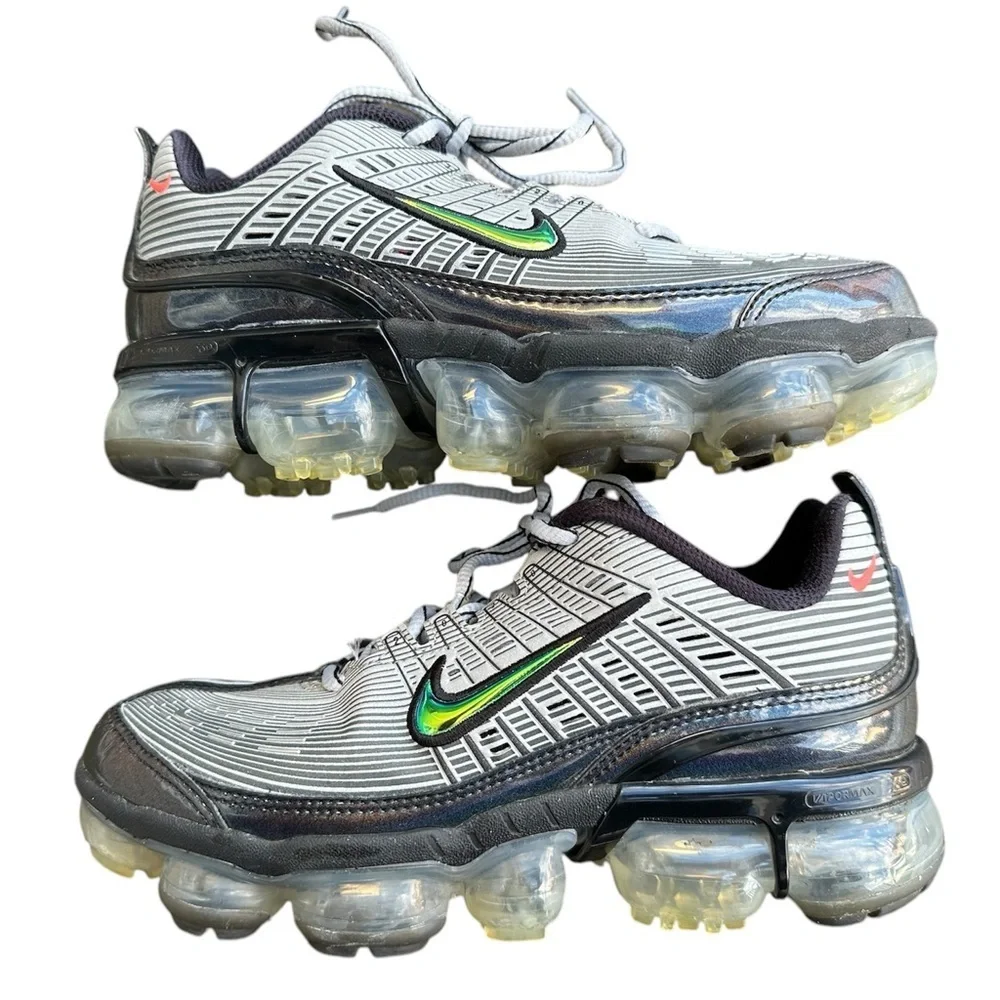 Nike Vapor Max 360 women’s shoes runners metallic silver black size 6 - 6.5 - Picture 5 of 10
